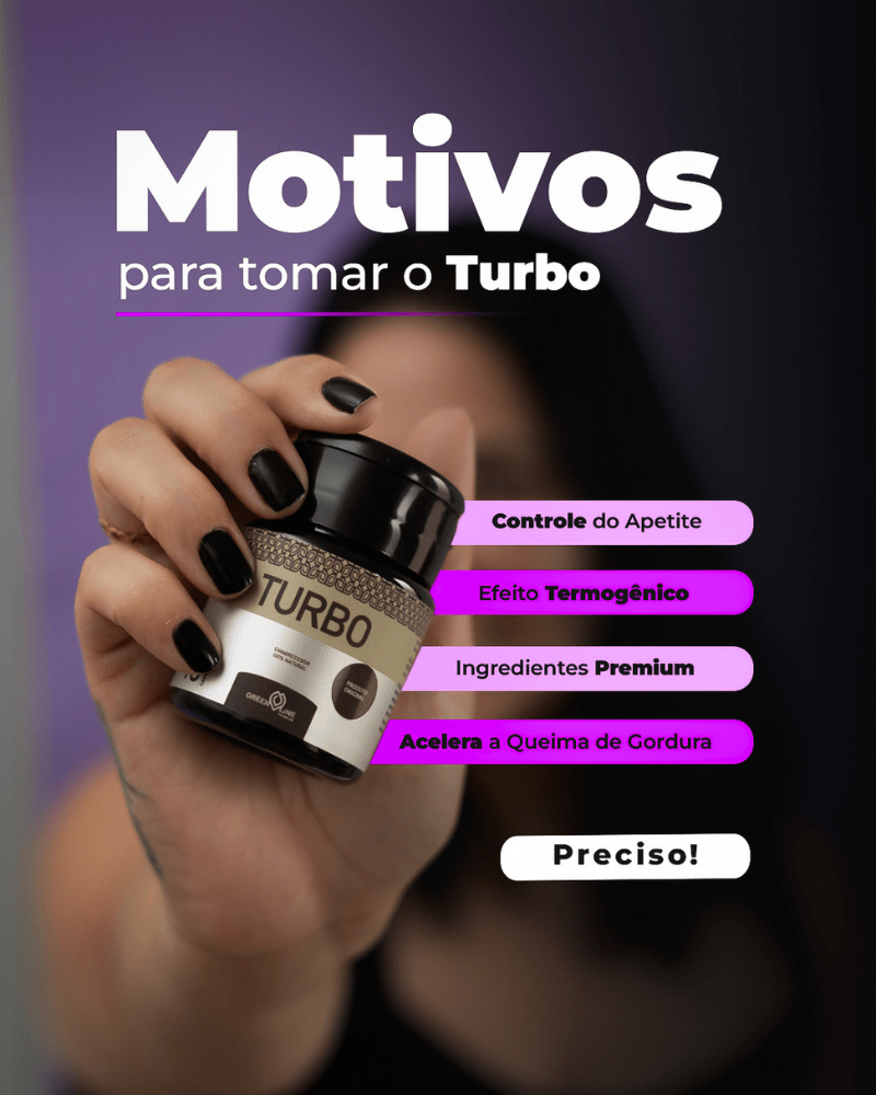 Turbo Green Line – Emagrecedor 100% Natural: Efeito Termogênico e Controle de Apetite - vittamartins