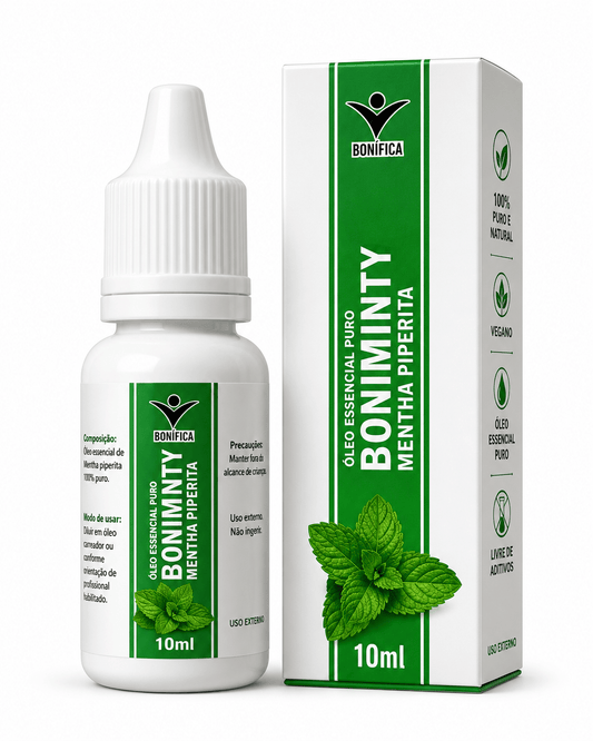 Boniminty Bonífica 10ml – Óleo Essencial Puro de Mentha Piperita | Frescor, Alívio e Energia - vittamartins