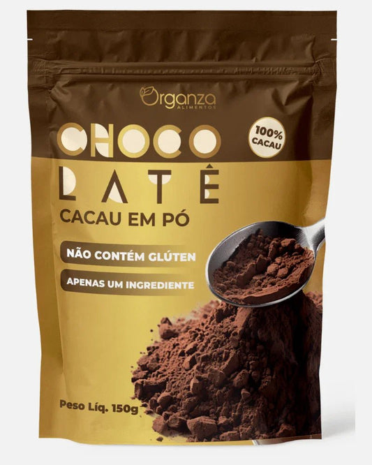 Cacau em Pó 100% Puro 150g (Organza) – Antioxidante, Bom Humor e Culinária Fit (Vitadrop) - vittamartins
