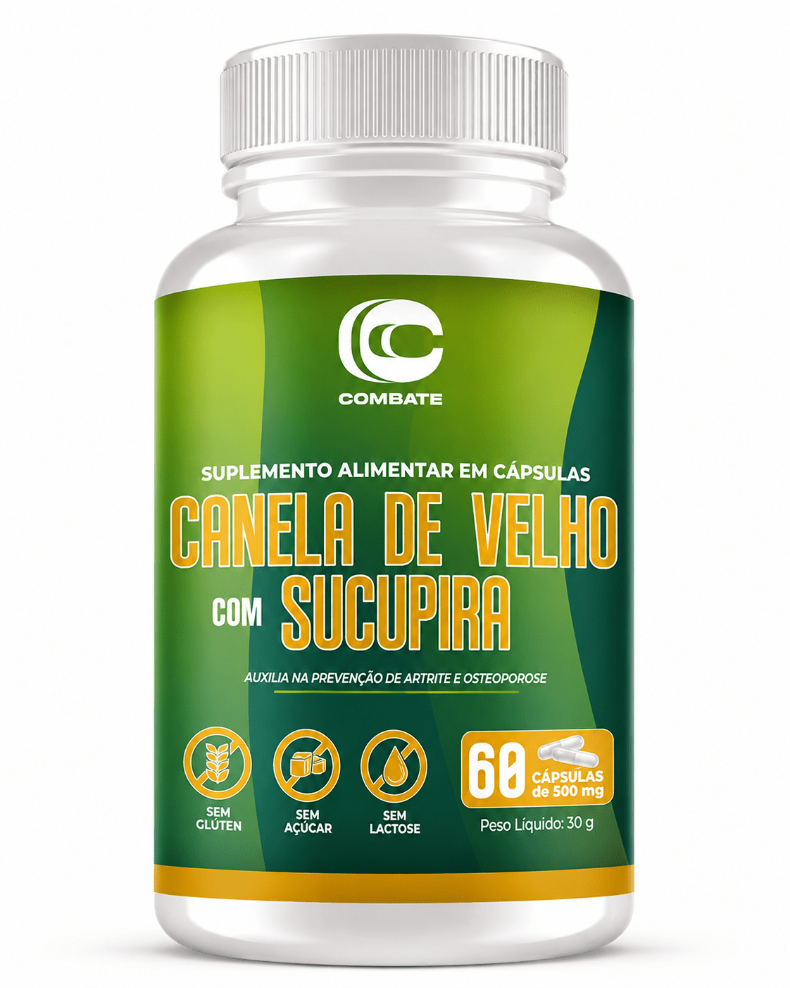 Canela de Velho com Sucupira 60 Cápsulas (Combate) – Anti-inflamatório Natural e Alívio das Articulações (Vitadrop) - vittamartins
