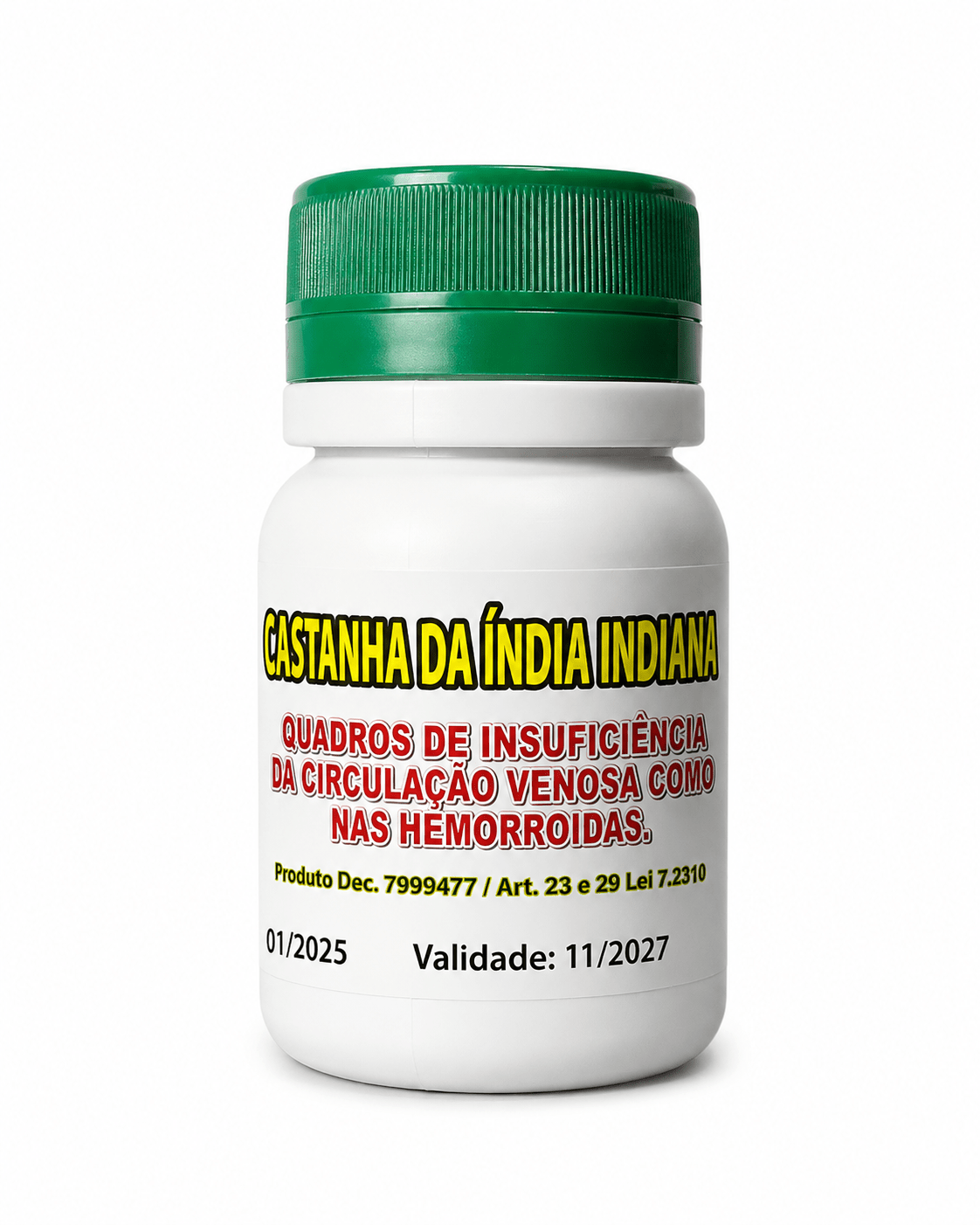 Castanha da Índia Indiana – Suporte Vascular (15 Cápsulas) - vittamartins