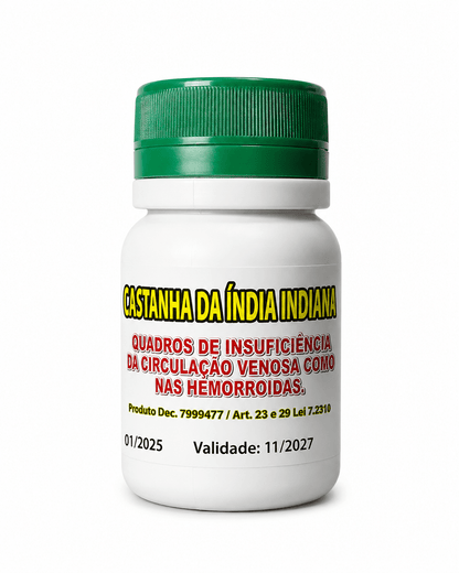 Castanha da Índia Indiana – Suporte Vascular (15 Cápsulas) - vittamartins