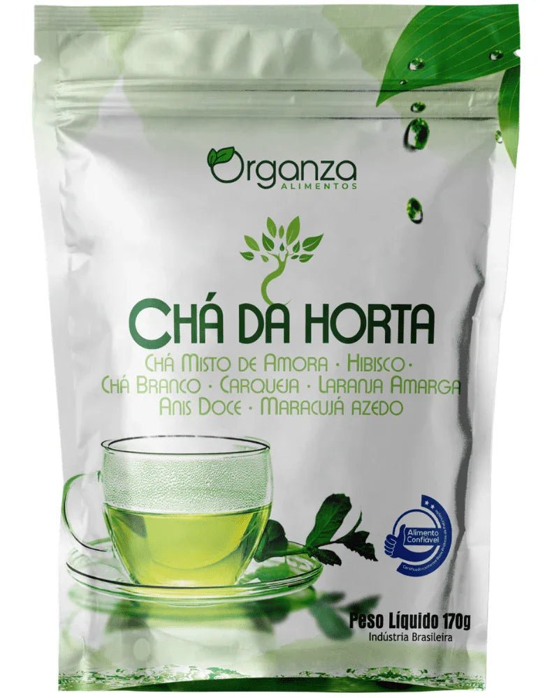 Chá da Horta (Organza Alimentos) 170g – Seca Barriga, Detox, Menopausa e Ansiedade - vittamartins