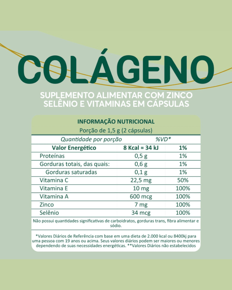 Colágeno Hidrolisado Ektus 60 Cápsulas – Beleza, Imunidade e Proteção Antioxidante (Ektus) - vittamartins