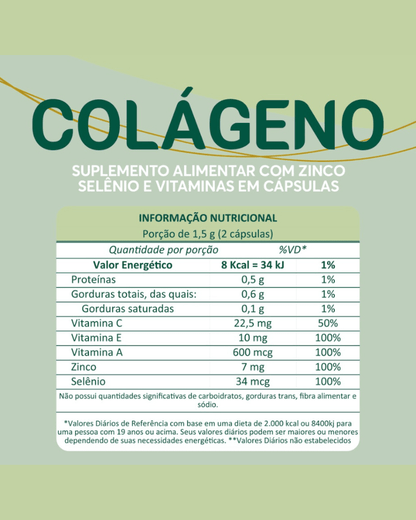 Colágeno Hidrolisado Ektus 60 Cápsulas – Beleza, Imunidade e Proteção Antioxidante (Ektus) - vittamartins