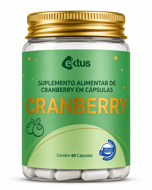 Cranberry 60 Cápsulas (Ektus) – Suporte ao Trato Urinário e Antioxidante Natural (Ektus) - vittamartins