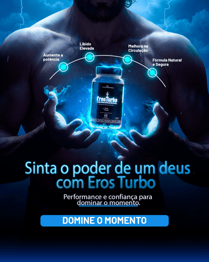 Eros Turbo Green Express 60 Cápsulas – Estimulante Sexual Masculino para Alta Performance, Libido e Energia - vittamartins
