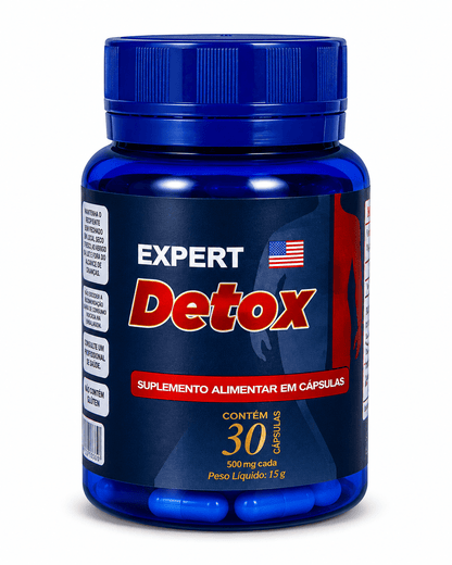 Expert Detox Diamond Expert 30 Cápsulas – Suporte Metabólico com Colina e Extrato de Laranja Moro - vittamartins