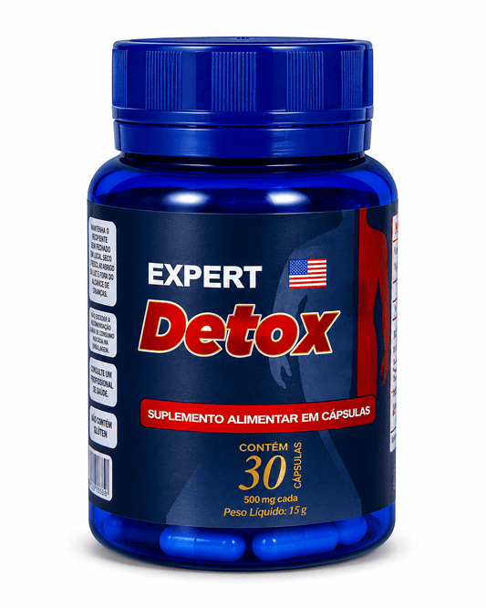 Expert Detox Diamond Expert 30 Cápsulas – Suporte Metabólico com Colina e Extrato de Laranja Moro - vittamartins