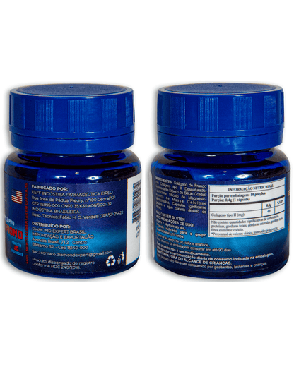 Expert Dimond Colágeno Tipo 2 Pro 10 cápsulas – Suporte Avançado para Regeneração de Cartilagem e Flexibilidade Articular - vittamartins