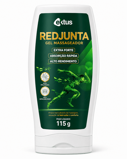 Gel Massageador Redjunta Ektus (115g) – Extra Forte, Absorção Rápida e Alívio de Tensões Musculares (Ektus) - vittamartins