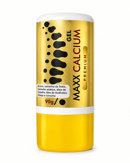 Gel Maxx Calcium Premium 90g – Composto de Arnica, Castanha da Índia e Cúrcuma para Alívio e Bem-Estar - vittamartins