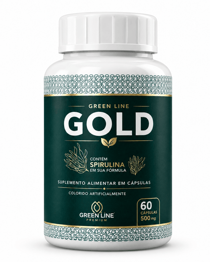 Gold Green Line – Suplemento com Picolinato de Cromo e Spirulina: Controle a Compulsão por Doces e Melhore seu Metabolismo - vittamartins