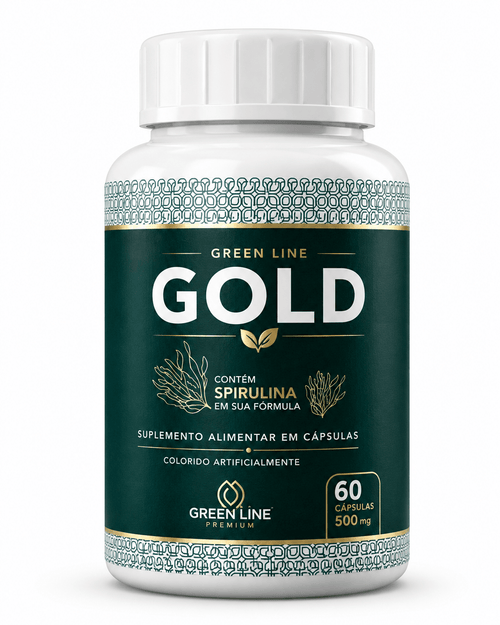 Gold Green Line – Suplemento com Picolinato de Cromo e Spirulina: Controle a Compulsão por Doces e Melhore seu Metabolismo - vittamartins