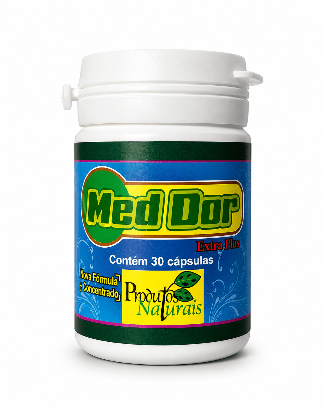Med Dor Extra Plus – Composto de Ervas e Minerais (30 Cápsulas) - vittamartins