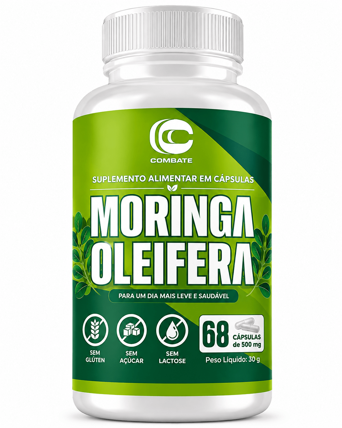 Moringa Oleífera 60 Cápsulas (Combate) – Superalimento, Imunidade e Nutrição Completa (Vitadrop) - vittamartins