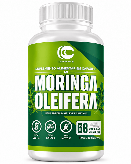 Moringa Oleífera 60 Cápsulas (Combate) – Superalimento, Imunidade e Nutrição Completa (Vitadrop) - vittamartins