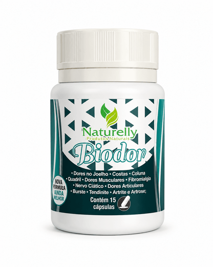 Naturelly Biodor – Suporte Articular e Muscular (15 Cápsulas) - vittamartins