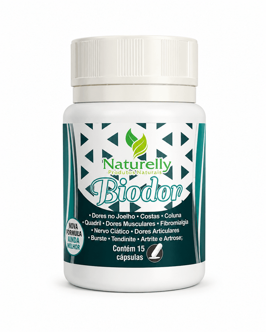 Naturelly Biodor – Suporte Articular e Muscular (15 Cápsulas) - vittamartins