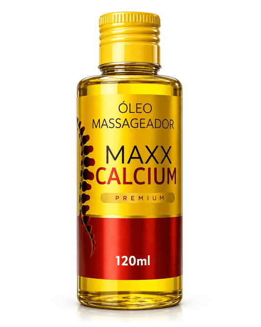 Óleo Massageador Maxx Calcium Premium (120ml) – Óleo para Massagem de Conforto e Relaxamento Muscular - vittamartins