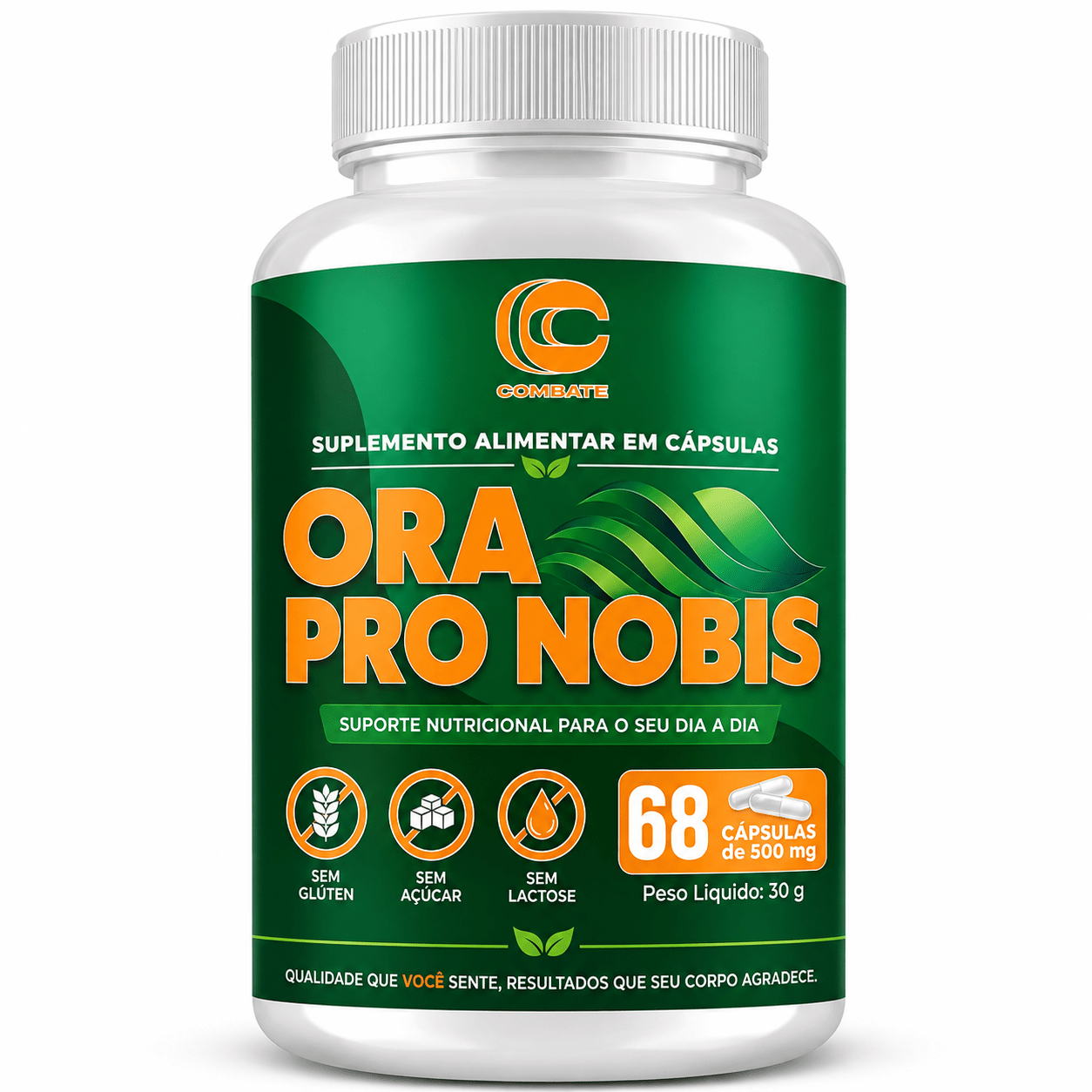Ora Pro Nobis 60 Cápsulas (Combate) – Superalimento, Proteína Vegetal e Imunidade - vittamartins