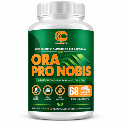 Ora Pro Nobis 60 Cápsulas (Combate) – Superalimento, Proteína Vegetal e Imunidade - vittamartins
