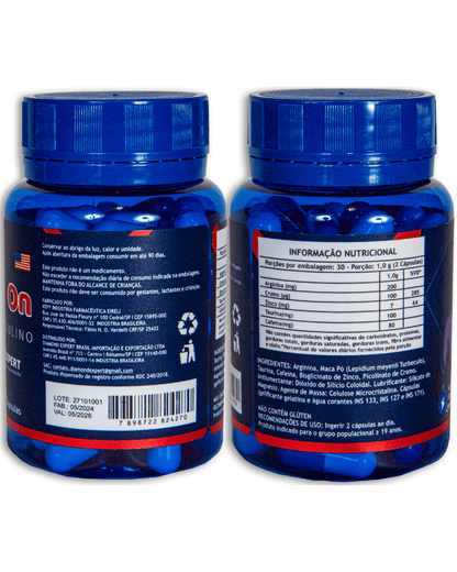 Pai tá On Diamond Expert 60 Cápsulas – Estimulante Masculino para Libido, Performance e Energia - vittamartins