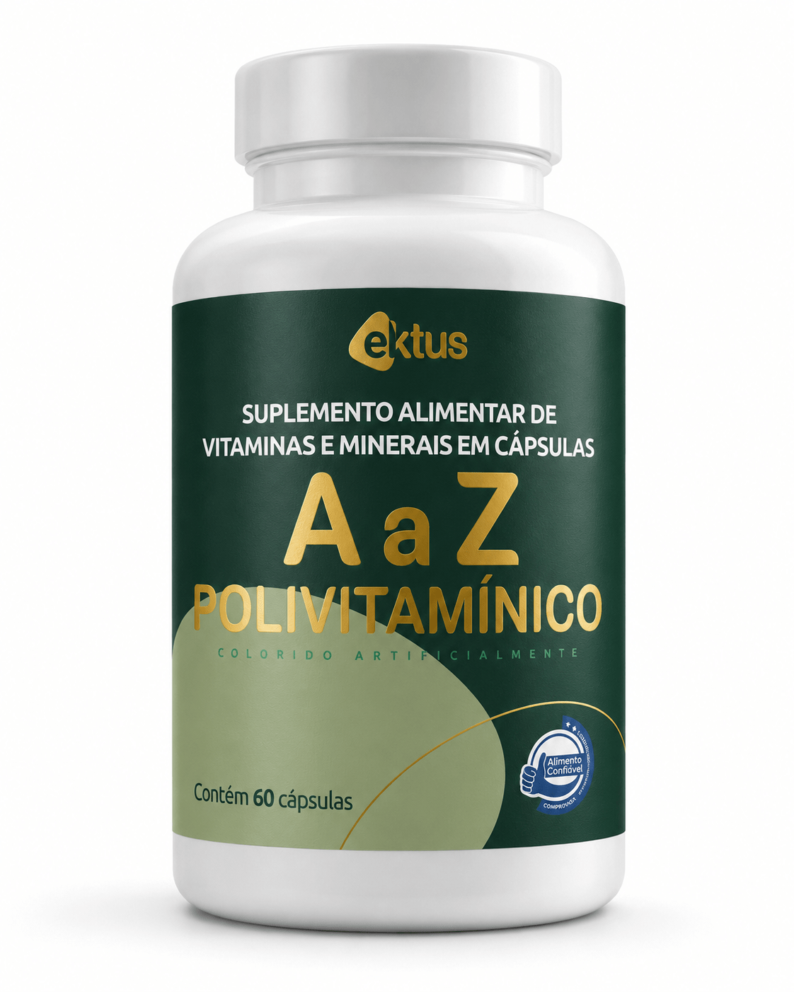 Polivitamínico A a Z Ektus 60 Cápsulas – Energia, Imunidade e Nutrição Essencial (Ektus) - vittamartins