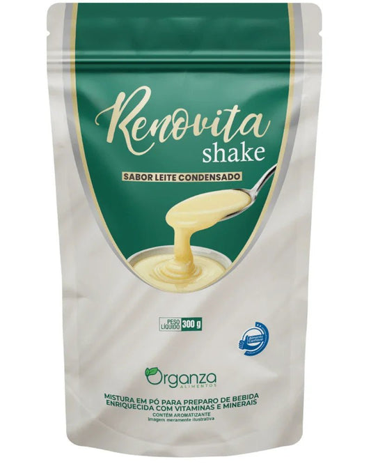 Renovita Shake Leite Condensado 300g (Organza) – Controle de Peso, Vitaminas e Fim da Vontade de Doces (Vitadrop) - vittamartins