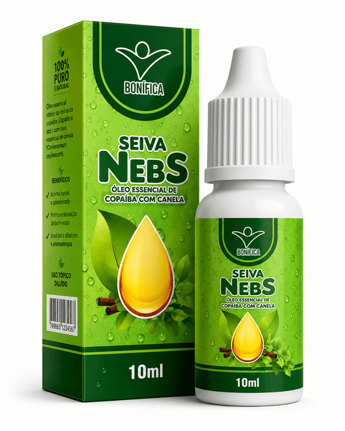 Seiva Nebs Bonífica 10ml – Óleo Essencial de Copaíba com Canela | Regeneração e Alívio Natural - vittamartins