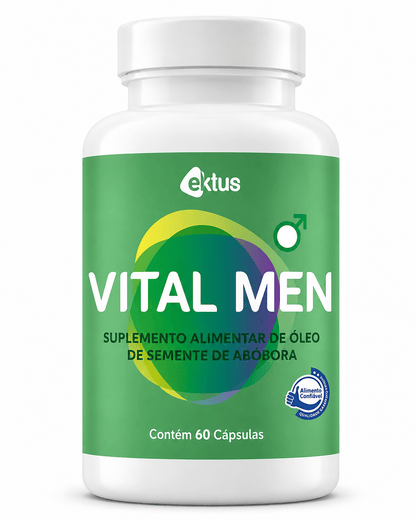 Vital Men Ektus 60 Cápsulas – Suporte à Saúde Masculina e Vitalidade (Ektus) - vittamartins