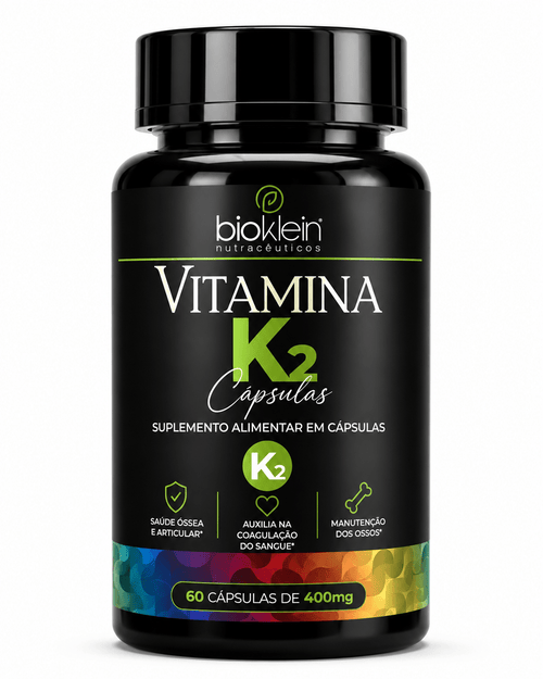 Vitamina K2 Bioklein (60 Cápsulas de 400mg) – O Direcionador Inteligente do Cálcio para Ossos e Artérias - vittamartins